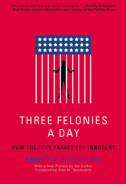 Three Felonies A Day book cover